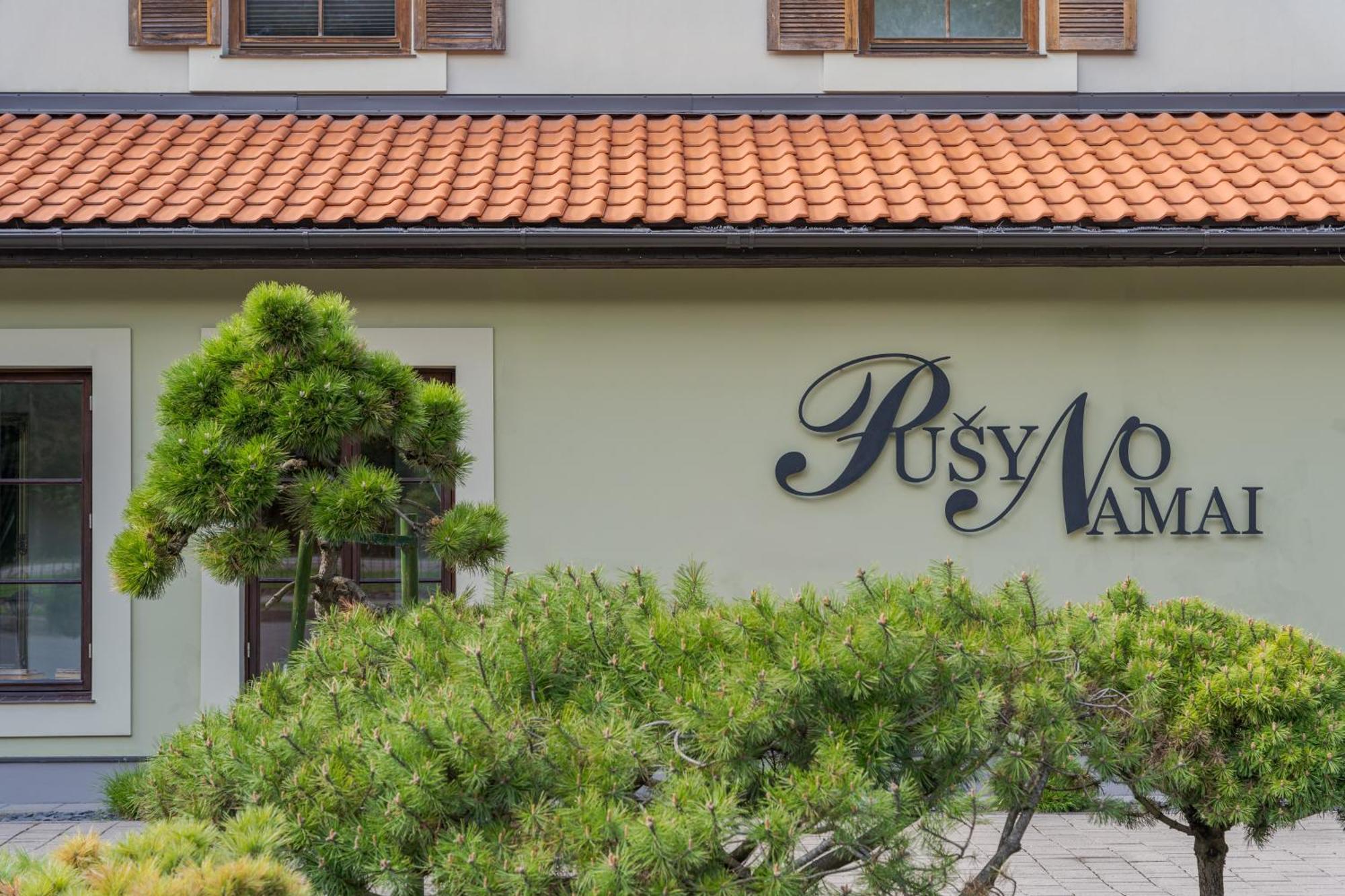 Hotel Pusyno Namai Tirksliai Exterior photo