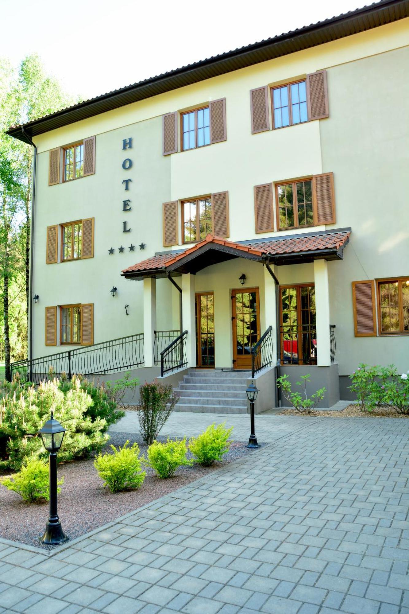Hotel Pusyno Namai Tirksliai Exterior photo